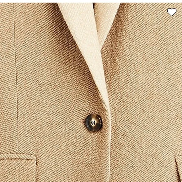 *NWT* J.Crew Alfie Blazer with Contrast Collar in Italian Cotton-Wool - Picture 3 of 6